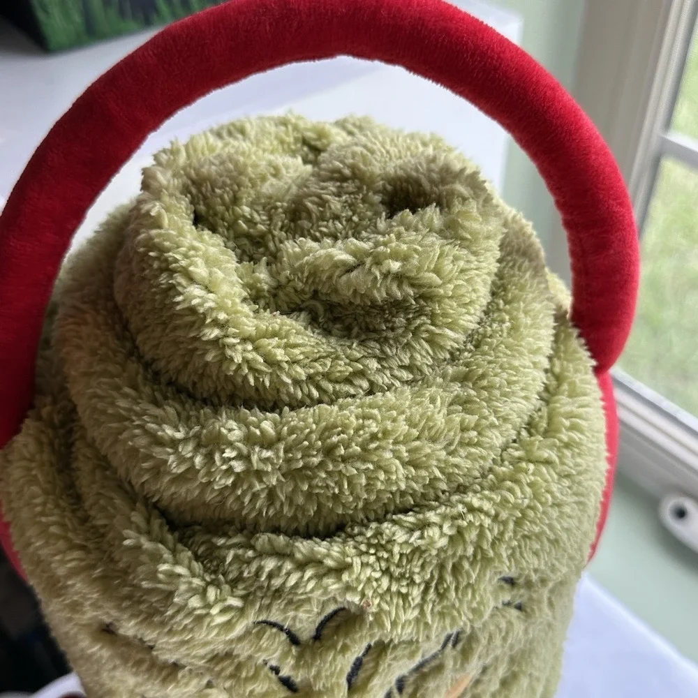 NWT Dr. Seuss The Grinch Holiday Snow Throw Blanket Dept 56 - 60x45